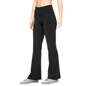 Lululemon Groove Pant Flare 32" Women 10 Black High Rise Flare Luon Yoga Legging